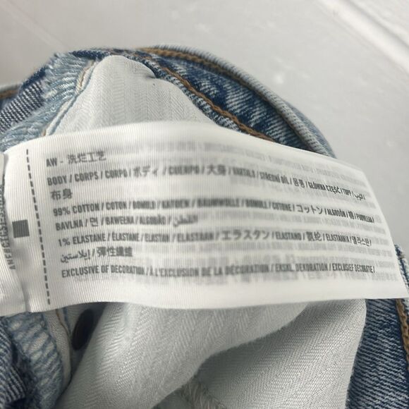 Abercrombie & Fitch the ankle straight ultra high rise light wash jean - Picture 5 of 5